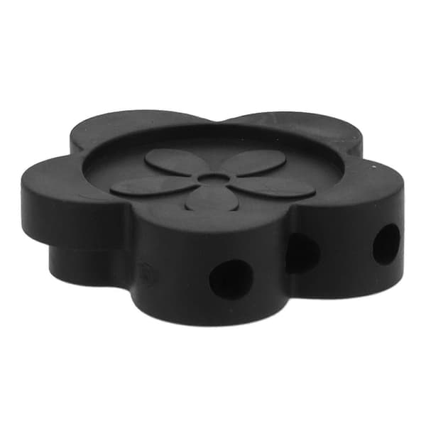 4PCS kronbladformade gummibenmattor halkfria höjare lyfter höjd golvskydd