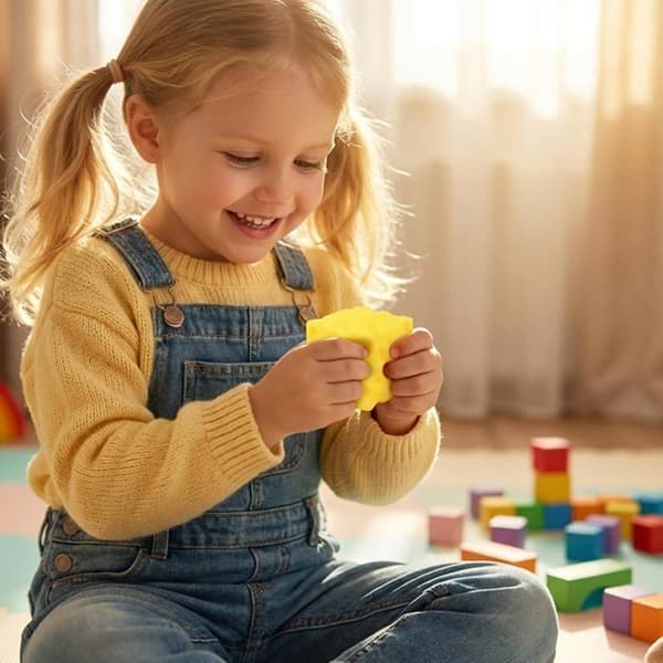 Söt Squishy Mat efter eget val - Jordgubbe, Ost, Jordnöt, Persika, Vattenmelon - Långsam Återgång Anti-Stress Sensorisk Leksak