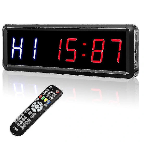 [RM]2024 Gym Timer with Remote Control, Interval Stopwatch for Home Gym