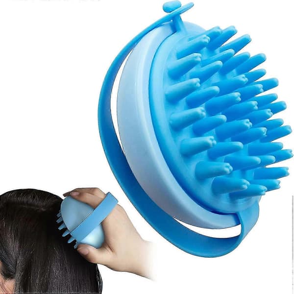 Hårbottenmassageborste Silikon Hårbottenmassager Våt & Torr Hårbottenmassageborste