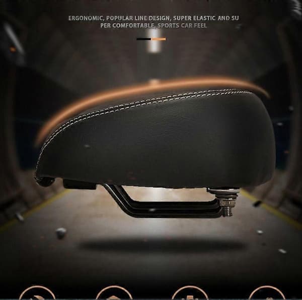[RM] Comfortable Bicycle Saddle, Comfortable Replacement Bicycle Seat Cushion, Universal Bicycle Saddle for Men and Women