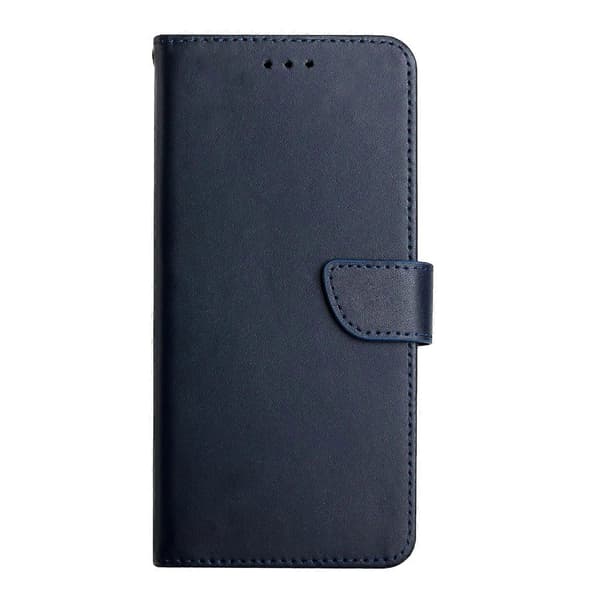 For Samsung Galaxy A53 5G Lærdeksel med horisontal flipp og fingeravtrykksbeskyttelse Blue