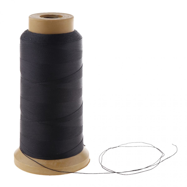 210d Polyester Allround Sytråd för Sömnadstillbehör 1 Rulle Svart