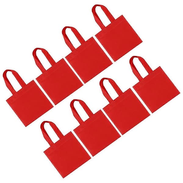 Gjenbrukbare handlenett i non-woven stoff for oppbevaring 12 stk sammenleggbare bærbare vesker