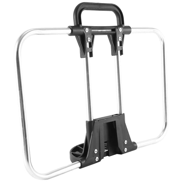 [RM] Foldable Bicycle Bag Basket Frame for Basket Bag Foldable Bicycle Accessories 40x26cm Silver