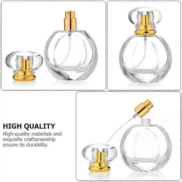 [RM]Transparent Parfymflaska Glas Tom Flaska för Förvaring Atomizer Spray