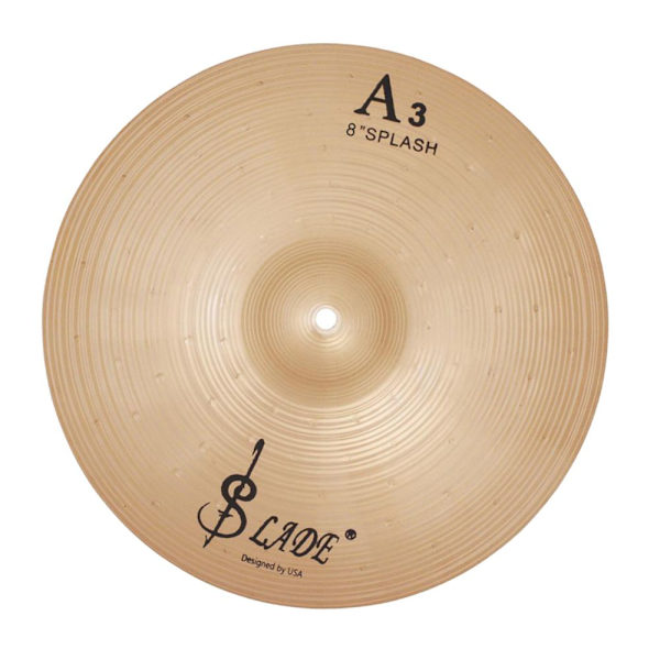 hi-hat cymbaler Slade koppar fosfor koppar hi-hat cymbal för 8-tums trummis
