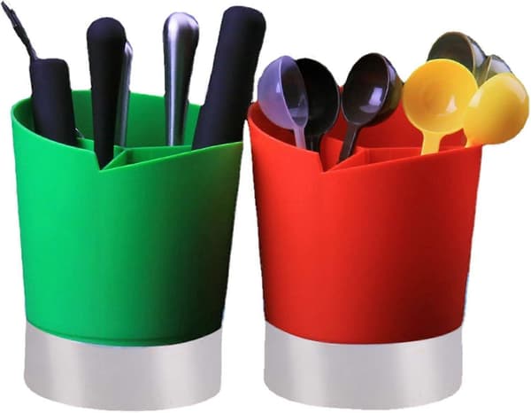 [RM] Premium materiale kaffepindholder med stabil base til hjem, restaurant, bar, vaskhylde (A, One Size)-Grøn