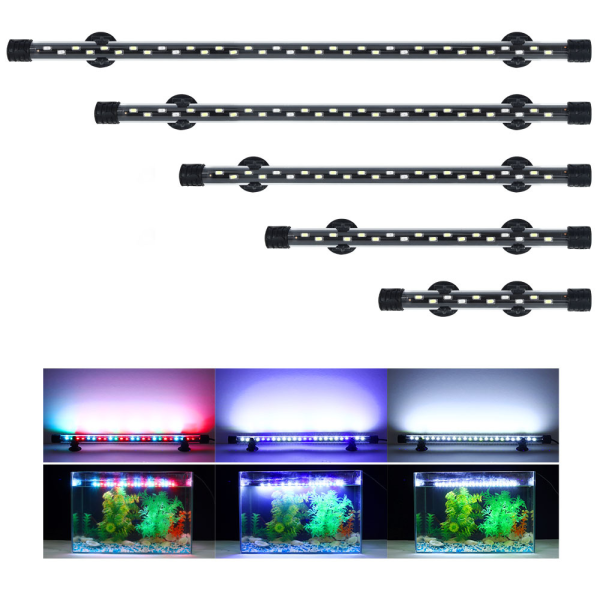 Aquarium Light Fish Tank Dränkbar ljuslampa Vattentät undervattens LED-lampor SZD-Q30CF（RGB）