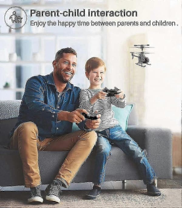 [RM]2025 Mini RC Helikopter, Höjdhållning Inomhusflygplan