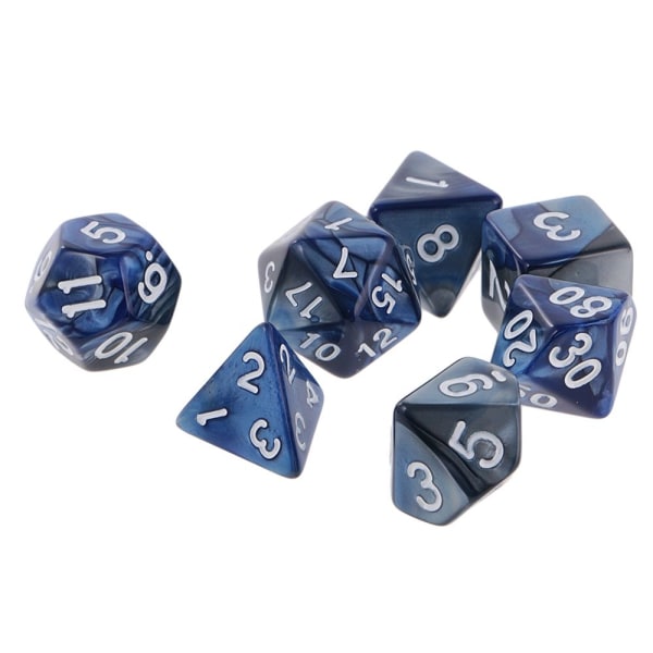 28 Tärningar D20 D12 D10 D8 D6 D4 Bordsspel Leksaker 1.6CM Akryl För D&D Leksaker Siffror TRPG