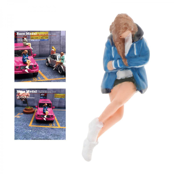 Miniatyr Mode 1/64 Diorama Figurer Actionfigur Modell Display Stil 2