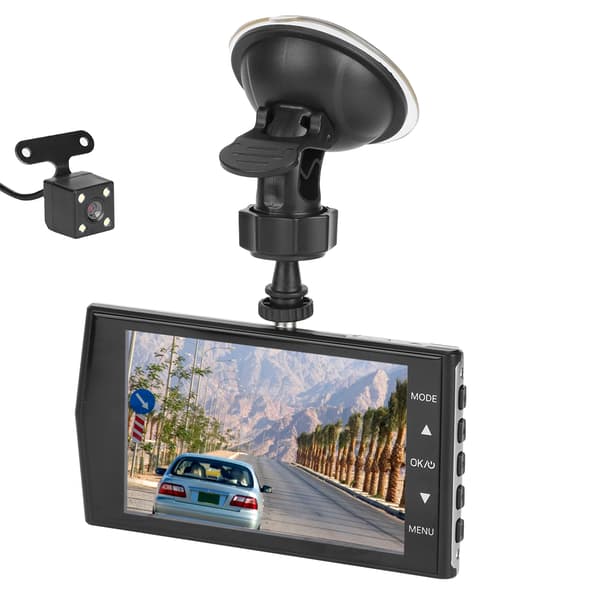 [RM]4in Car Dash Cam Touch Screen Built-in G-sensor MOV Video Format Driving Recorder