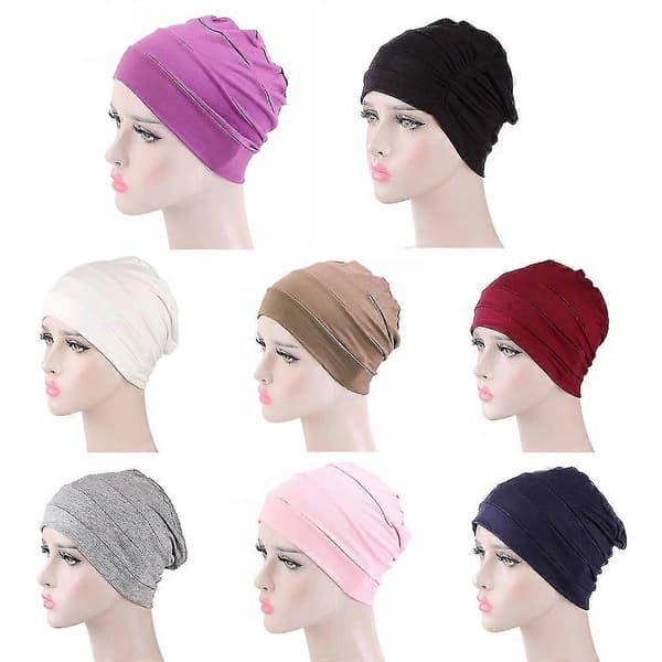 [RM]Comfortable Chemo Hat for Cancer Patients, Soft Chemo Headwear Camel
