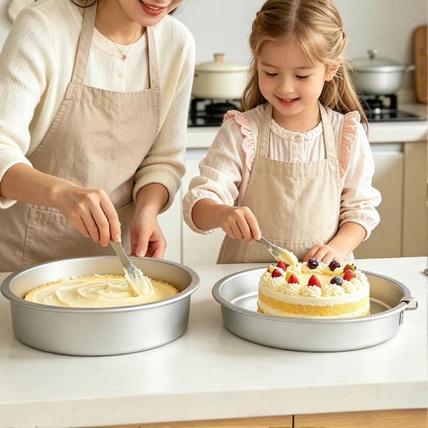 9 tommer non-stick bageform – med metalskraber – til cheesecake eller pizzabagning 1pc