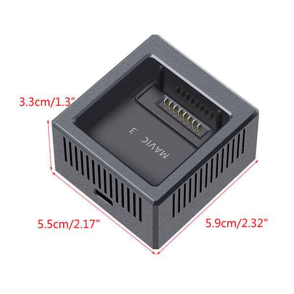 [RM] Batterilader Intelligent for Mavic 3 Drone Batteriladeh hub for Smart Enkeltbatterilader USB-adapter Strøm
