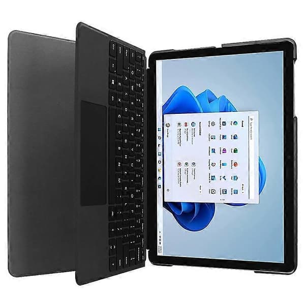 [RM] Kompatibelt etui til Microsoft Surface Go 4, foldbart PU-læderstativ, fuld beskyttelse Red