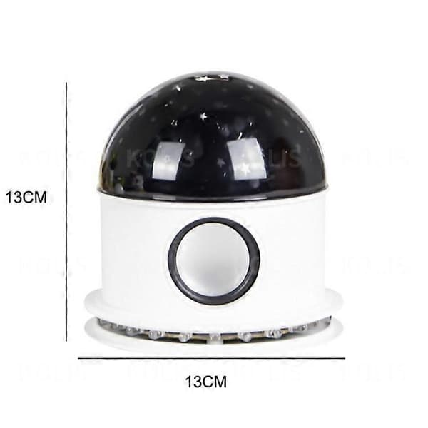 Bluetooth Musik Stjärnhimmel LED Projektionslampa, Fjärrkontroll EU Plug