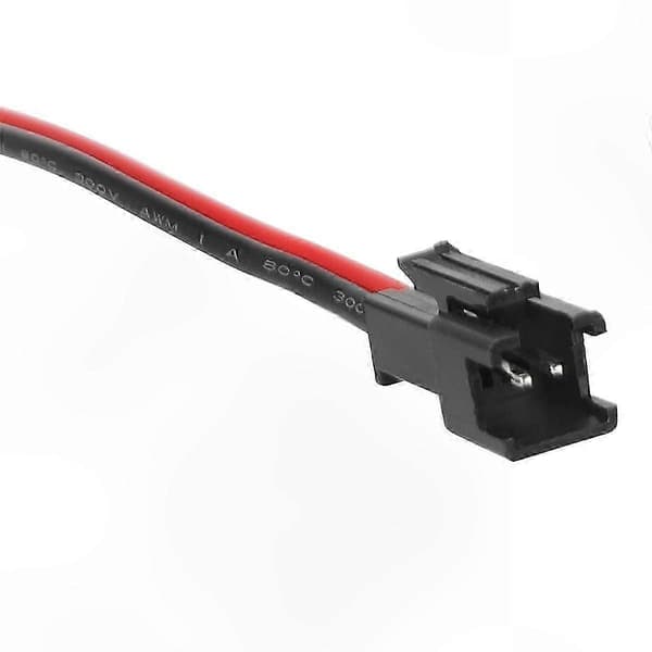 50V DC Panelmonteret Fatning med 5.5x2.1mm Stik, Metalmøtrik og Spændeforbindelse