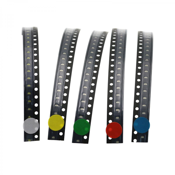 100x SMD LED Diodljus Elektroniska Komponenter 0603 Lysdioder