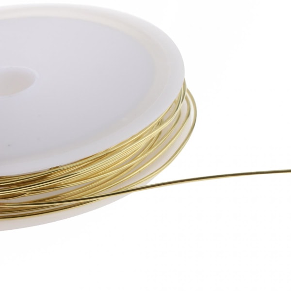 Rull koppartråd Handgjord pärlsnöre DIY Craft Smycketråd 0,8 mm