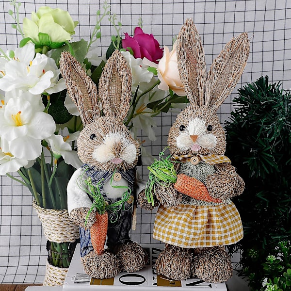 Påskdekorationer Hare Kanin Canvas Ornament M