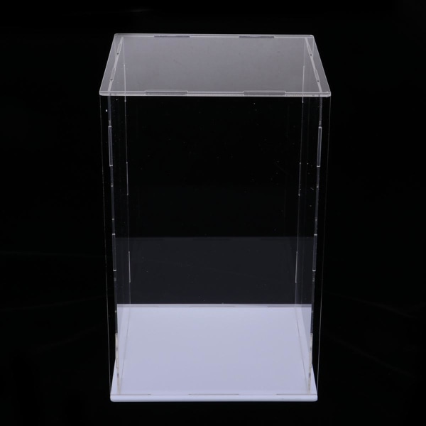 Multifunktion Vitrine Display Box - Klar akryl 15x15x25cm