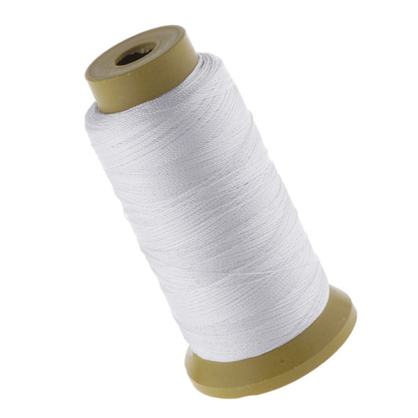 210d Polyester Allround Sytråd för Sömnadstillbehör, 1 Rulle, Vit