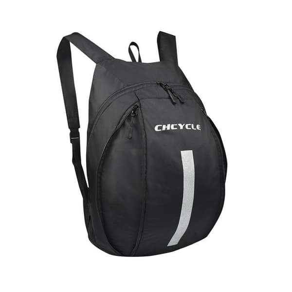 Durable Motorcycle Helmet Backpack Waterproof Motorcycle Backpack Large Capacity Cycling Backpack Lightweight Portable Stylish Riding Helmet Bag for