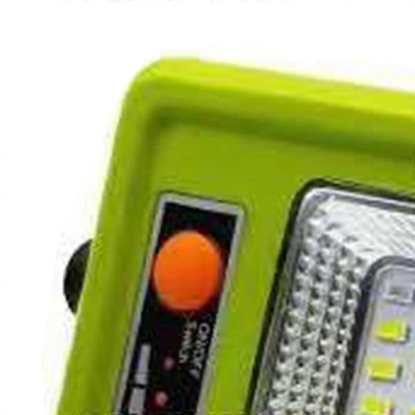 [RM]Bærbar solcellelampe lithiumbatteri multifunktionel nødbelysning til udendørs camping grøn A-B