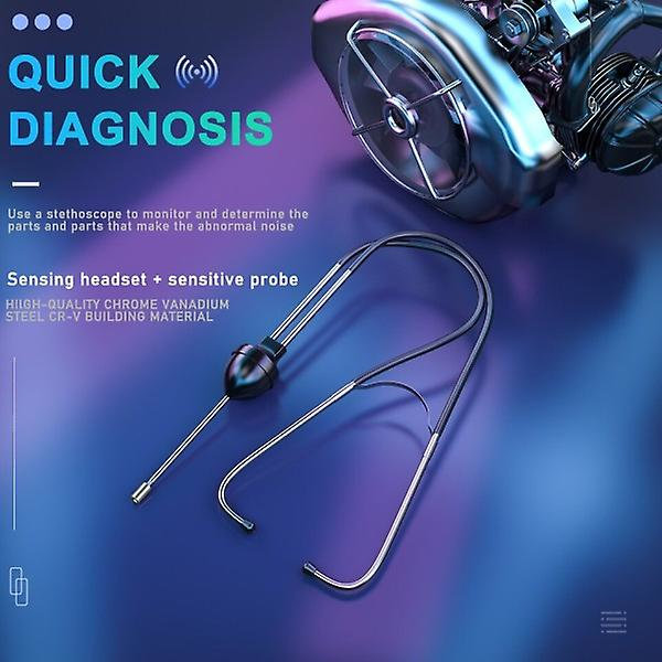 Auto Cylinder Stetoskop Bilmotorblock Diagnostiskt Automobil Hörselverktyg