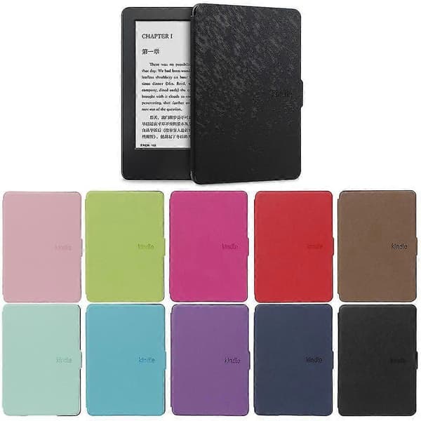 6' Skinnveske Deksel til Kindle Paperwhite 3/2/1 E-bokleser DP75SDI Coffee