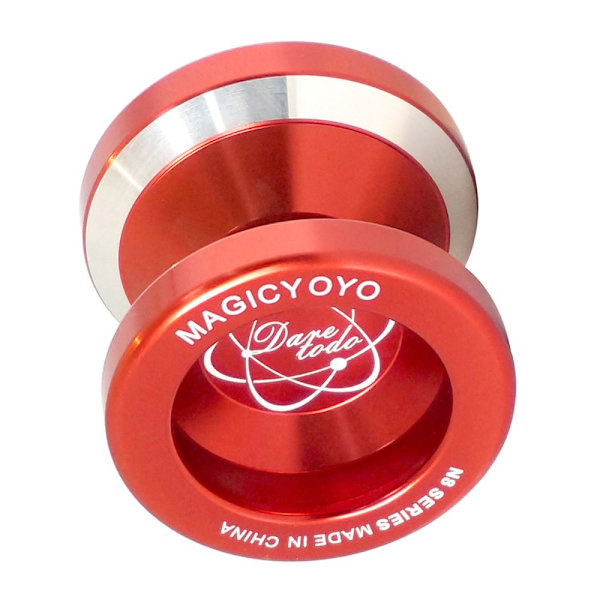 N8 Professionell Alloy YoYo Kullager Trickleksaker Röd