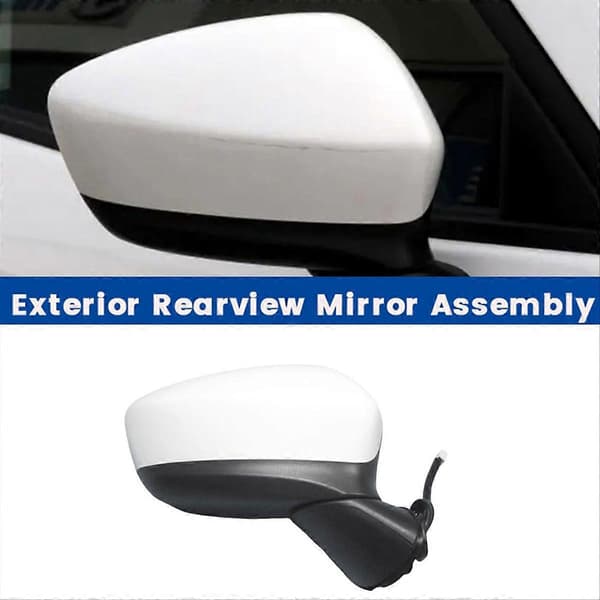 [RM] Udvendigt bakspejl til CX5 CX-5 2012-2015 Elektrisk foldbart med varme 8-pin Right Black  White