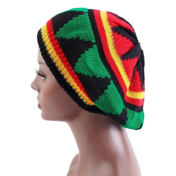 Håndhæklet jamaicansk reggaehat