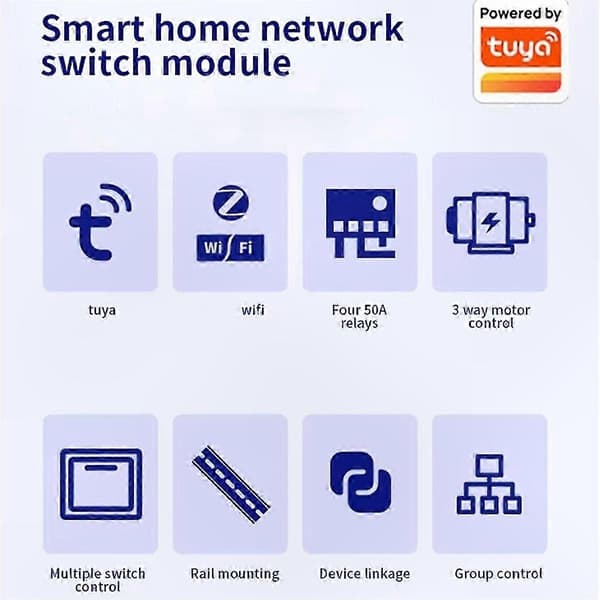Smart WiFi Relæmodul 6CH 16A Strømstyring til Apparater Fjernadgang 110V