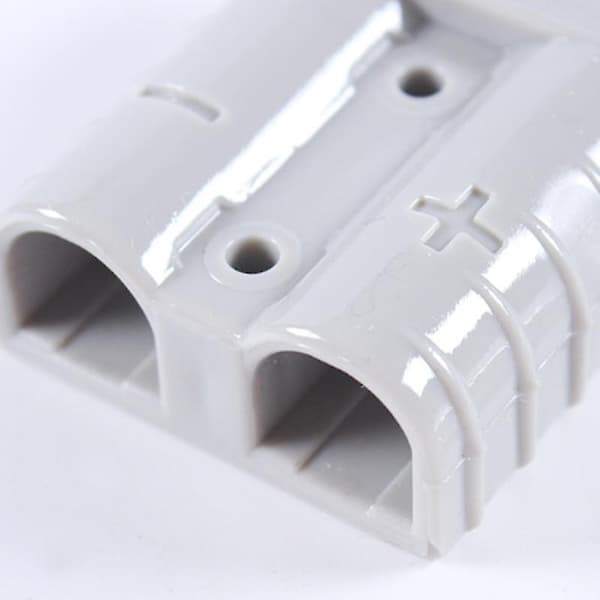 [RM]10 pcs For Anderson Connector 50A 600V 6AWG Silver Plated Solid Copper Terminals AC/DC Power Supply