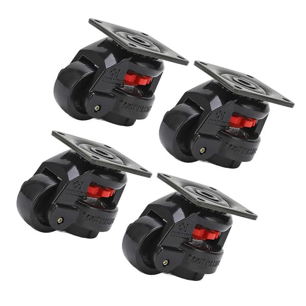 [RM]4 pcs Leveling Casters GD?60F Heavy Duty Industrial Roller Casters Leveling Wheels