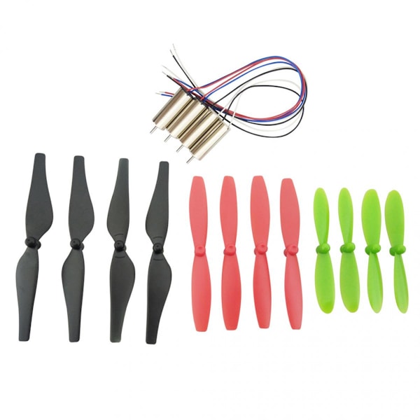 12st Propellerskydd Medurs Moturs 71/65/55mm + 4st Motor 8520 7.4V För Rc Drönare