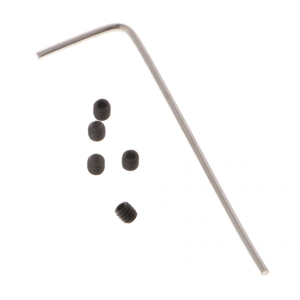 Universell metall 4x3mm stålled drivaxel för rc bandvagn 75-105mm