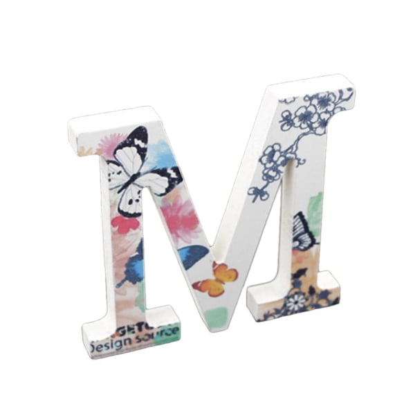 trä alfabet hantverk bokstäver plakett hem bröllop plantskola fest dekoration m