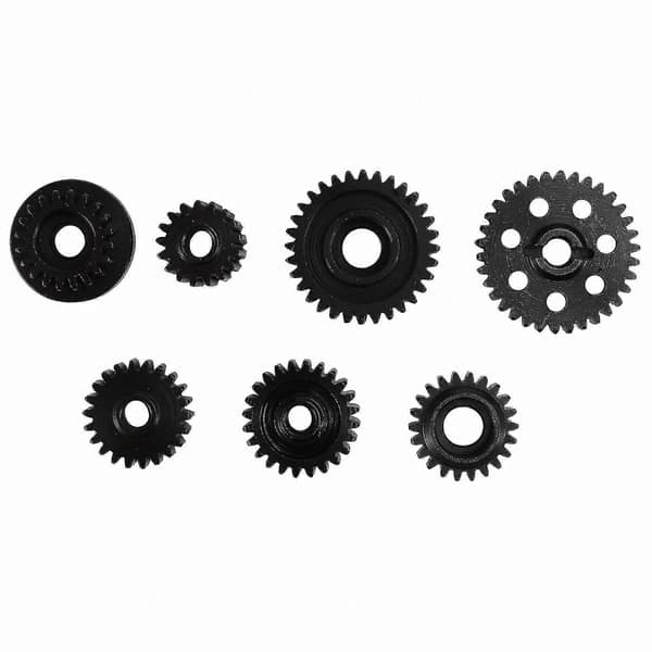 Stål gearkasse gearsæt til RC Crawler bilopgraderinger og reservedele Black