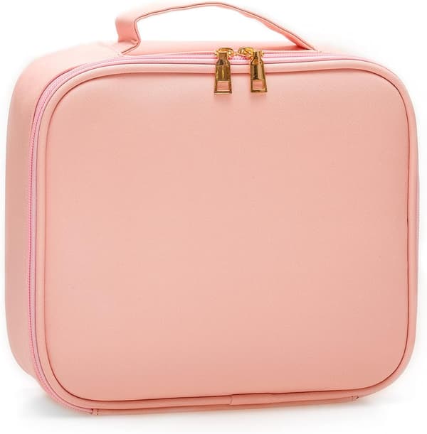 [RM] Rosa Makeuptaske Rejsetaske Professionel Organiseringstaske