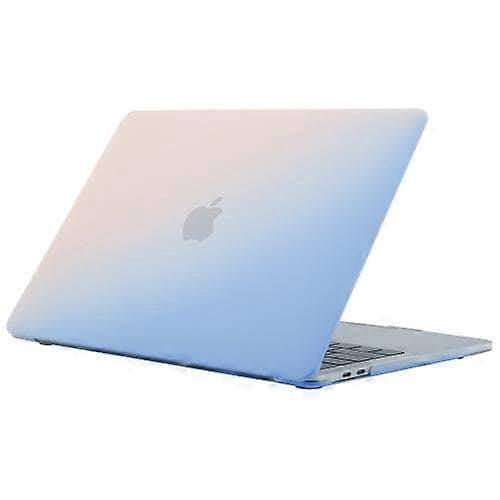 Bärbar dator Regnbågsmönster PC Skyddsfodral för MacBook Pro 14,2 tum A2442 2021 (Gradient Rosa Blå)