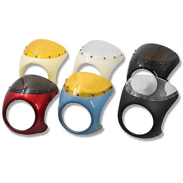 [RM]Plastic Windshield Windscreen Motorcycle Wind Deflector Headlight Fairing For Stallions Centaur Max250 Mutt125 Cafe Racer Custom Bracket