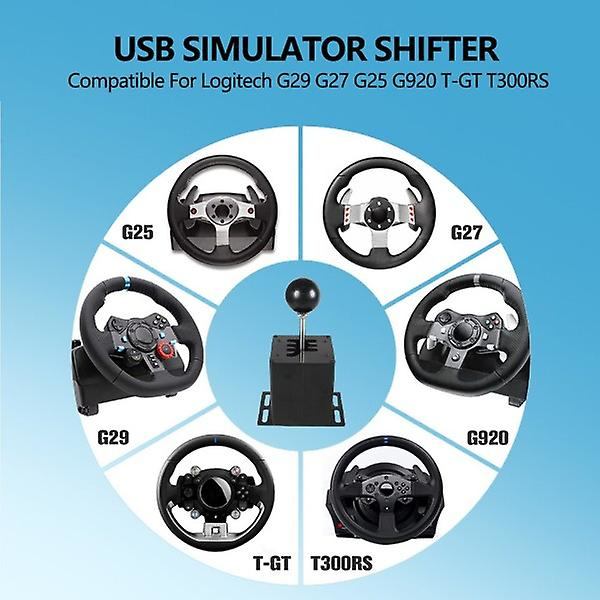 Växelspak för Logitech G27 G29 G25 G920 Racing Game