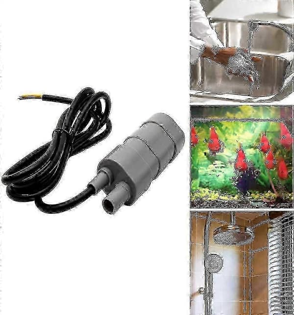 Dränkbar Vattenpump, 12V Dränkbar Vattenpump, Högt Flöde För Husbil Damm