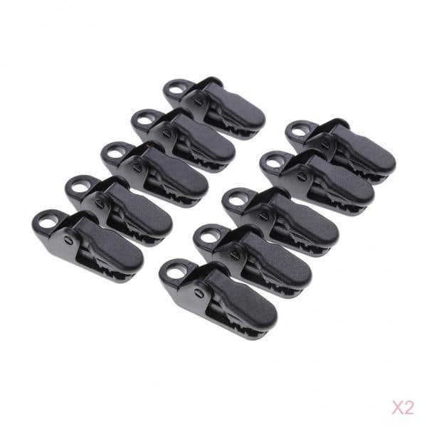 20x Presenning Clip Fixing Canopy Camping Sports Barette