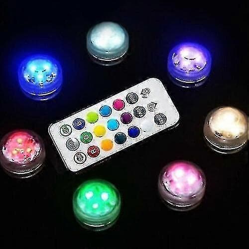 Colorful Remote Control LED Waterproof Lamp Car Parts Atmosphere Lamp with Remote Control