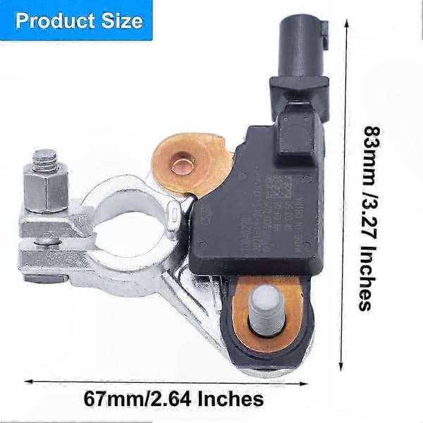 Batterisensor kompatibel med 2011-2020 Jeep Wrangler Dodge Chrysler Ram Cherokee Black